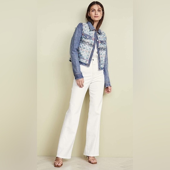 RAMY BROOK Murray Embellished Jean Jacket Small - Picture 5 of 8